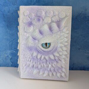 Dragon 3D Journal White purple